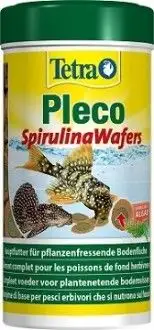 Tetra Pleco Spirulina Wafer корм для сомов крупные чипсы