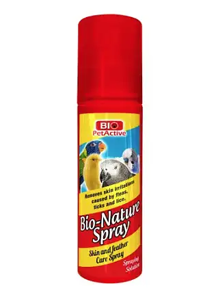 Купить biopetactive bio nature спрей для ухода за кожей и перьями клеточных птиц и голубей